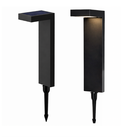 Lampa Solarna Ogrodowa LED Wbijana Słupek 2 SZT