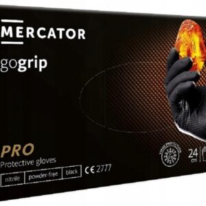 RĘKAWICE NITRYLOWE GOGRIP CZARNE XXL