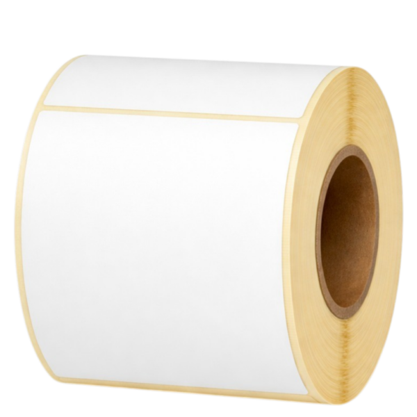 ETYKIETA TERMICZNA BIAŁA 100X150MM PERFORACJA FI 76 (rolka 1000) (CF)