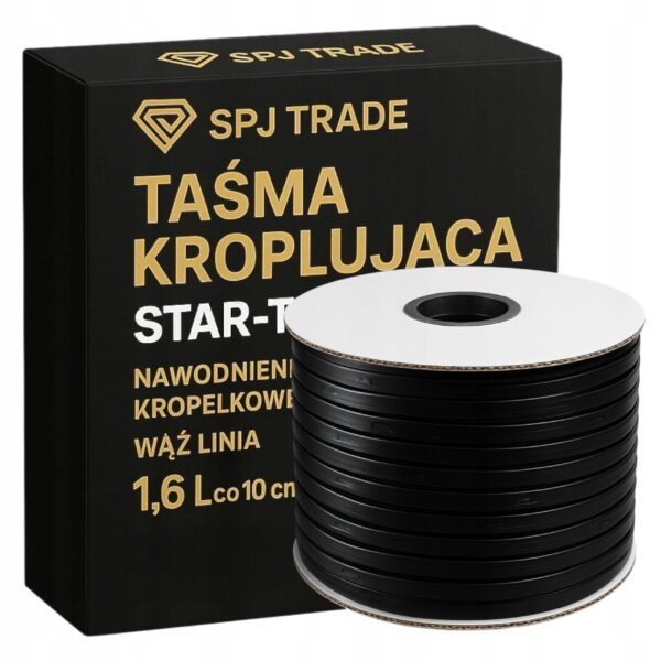 TAŚMA KROPLUJĄCA Star-T 1,6l/h 10cm 1000m