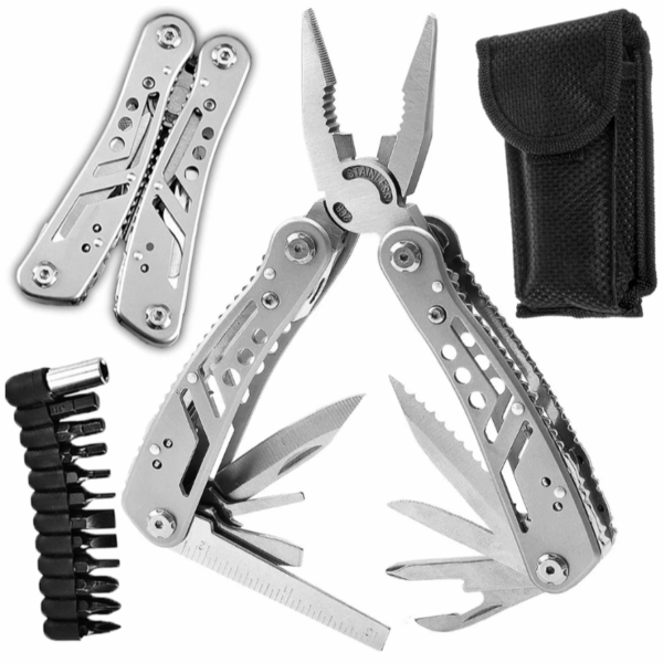 MULTITOOL SURVIVWALOWY NARZĘDZIĘ WIELOFUNKCYJNE Z ETUI