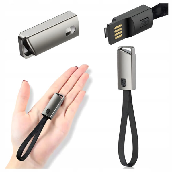 Kabel Ładowarka Brelok Smycz do Danych USB-C