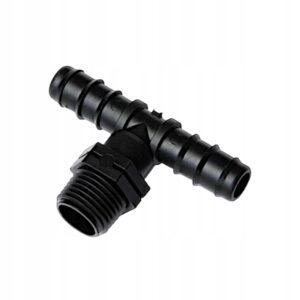 Trójnik GZ 3/4" wtyk na wąż 16mm