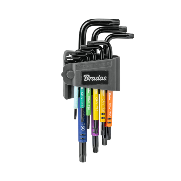 Zestaw kluczy imbusowych TORX 10 - 50 DŁUGIE 9 SZT