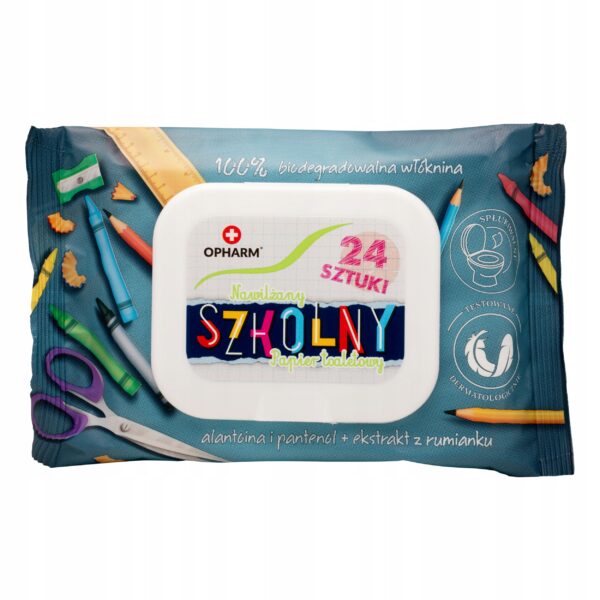 Papier toaletowy nawilżany szkolny opharm