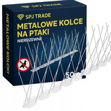 METALOWE NIERDZEWNE KOLCE NA PTAKI 50CM