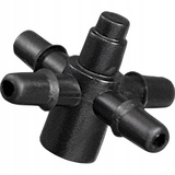 CZWÓRNIK WTYK 3 X 5 MM WEJŚCIE 5 MM
