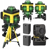Poziomica laserowa Krzyżowa Płaszczyznowa Laser 4D Profesjonalny 360 TRIPOD