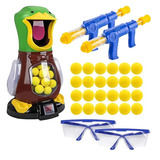 GŁODNA KACZKA 2x PISTOLET 24 KULKI + OKULARY