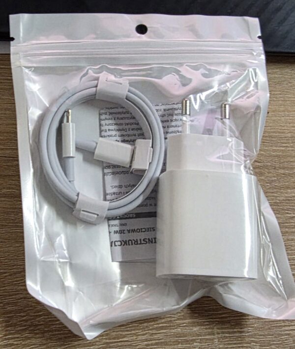 Ładowarka sieciowa 20W + kabel Iphone