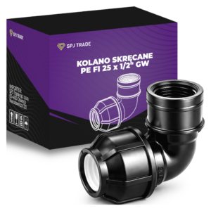 Kolanko skręcane PE FI 25 GZ 3/4"