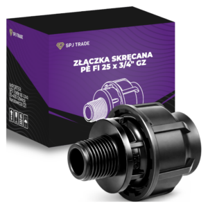Złączka skręcana PE FI 25 x 3/4 GZ