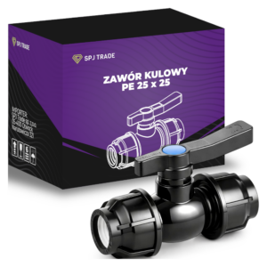 Zawór zaworek kulowy PE FI 25 x 25
