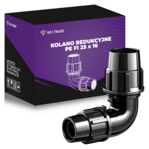 Kolanko skręcane PE FI 16 x 16 lock