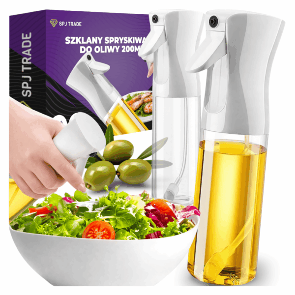 SPRYSKIWACZ DO OLIWY BIAŁY 200ML