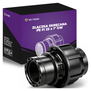Złączka łącznik skręcany PE FI 25 GW 1"