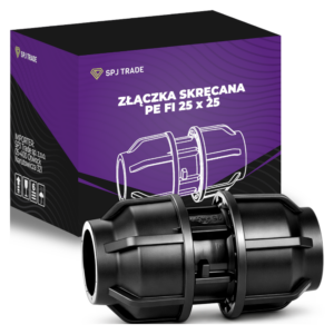 Złączka skręcana DWUZŁĄCZKA PE FI 25 x 25 mm